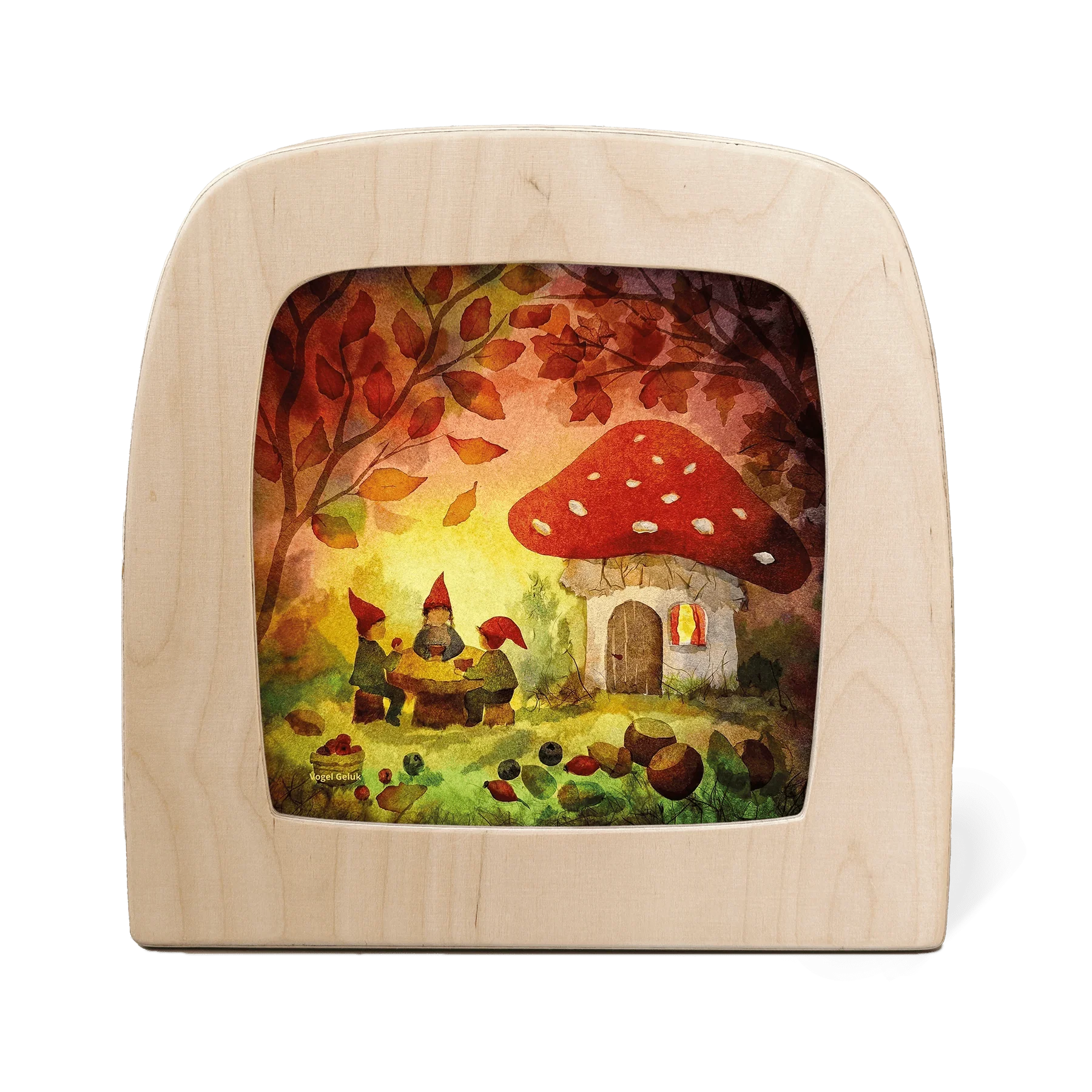 Toverplaat Kabouter picknick – Vogel Geluk