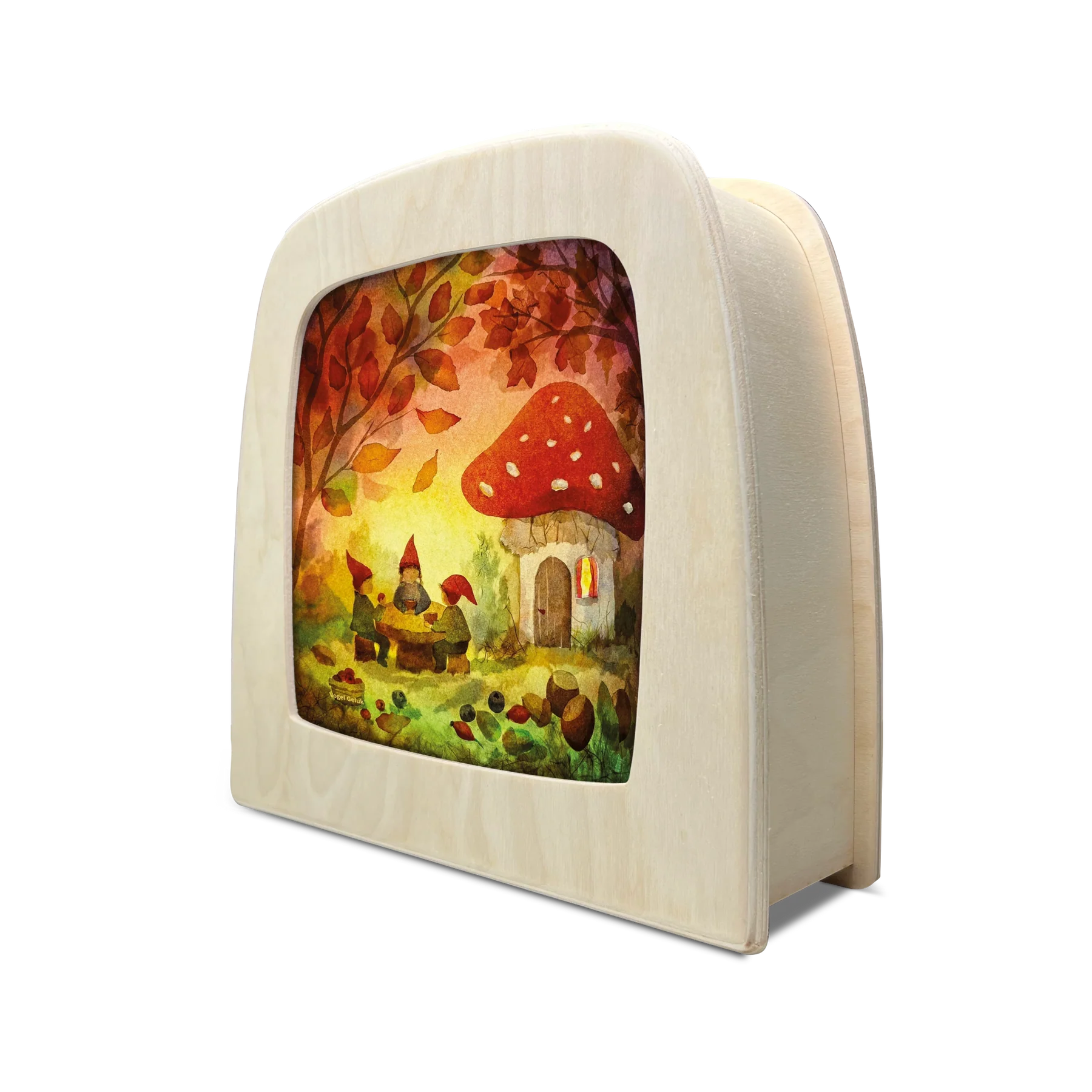 Toverplaat Kabouter picknick – Vogel Geluk