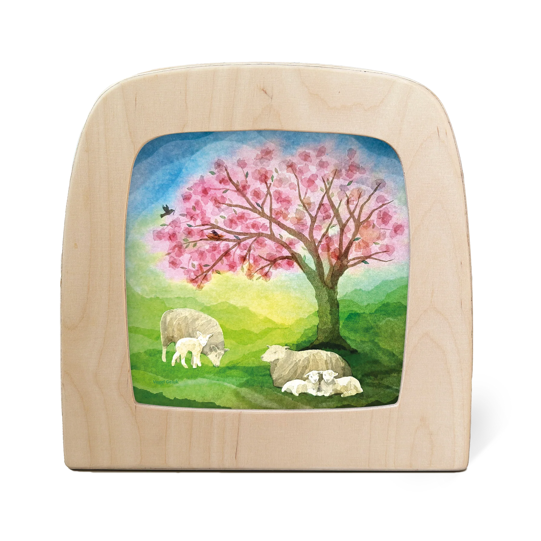 Toverplaat Lammetjes / Little Lambs Silhouette – Vogel Geluk