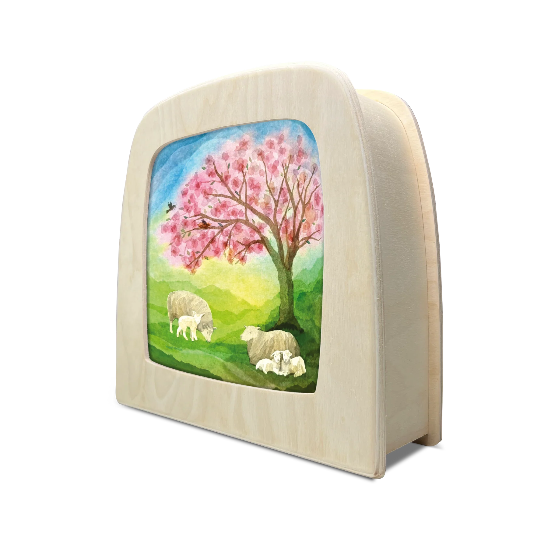 Toverplaat Lammetjes / Little Lambs Silhouette – Vogel Geluk