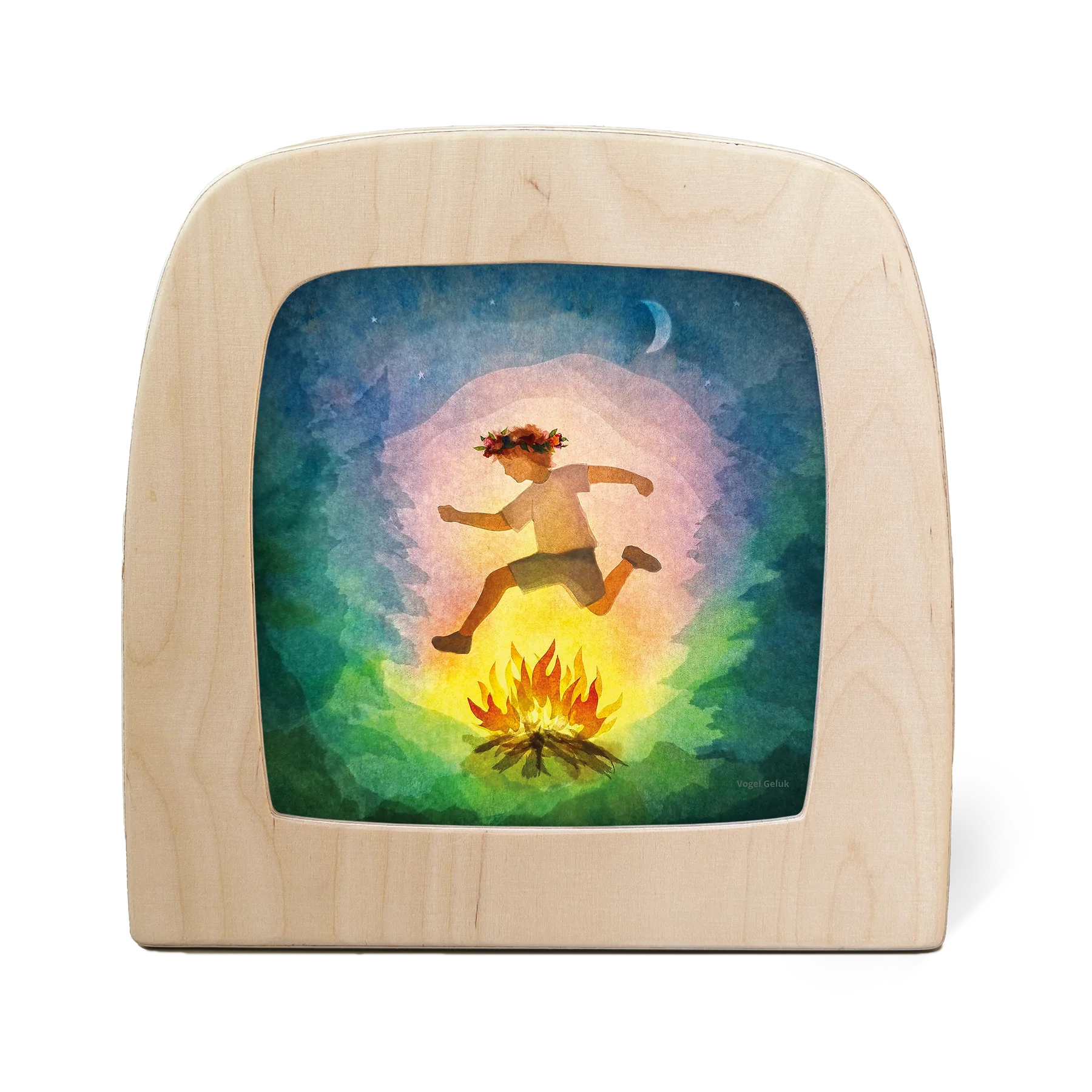 Toverplaat Moed / Courage Silhouette – Vogel Geluk