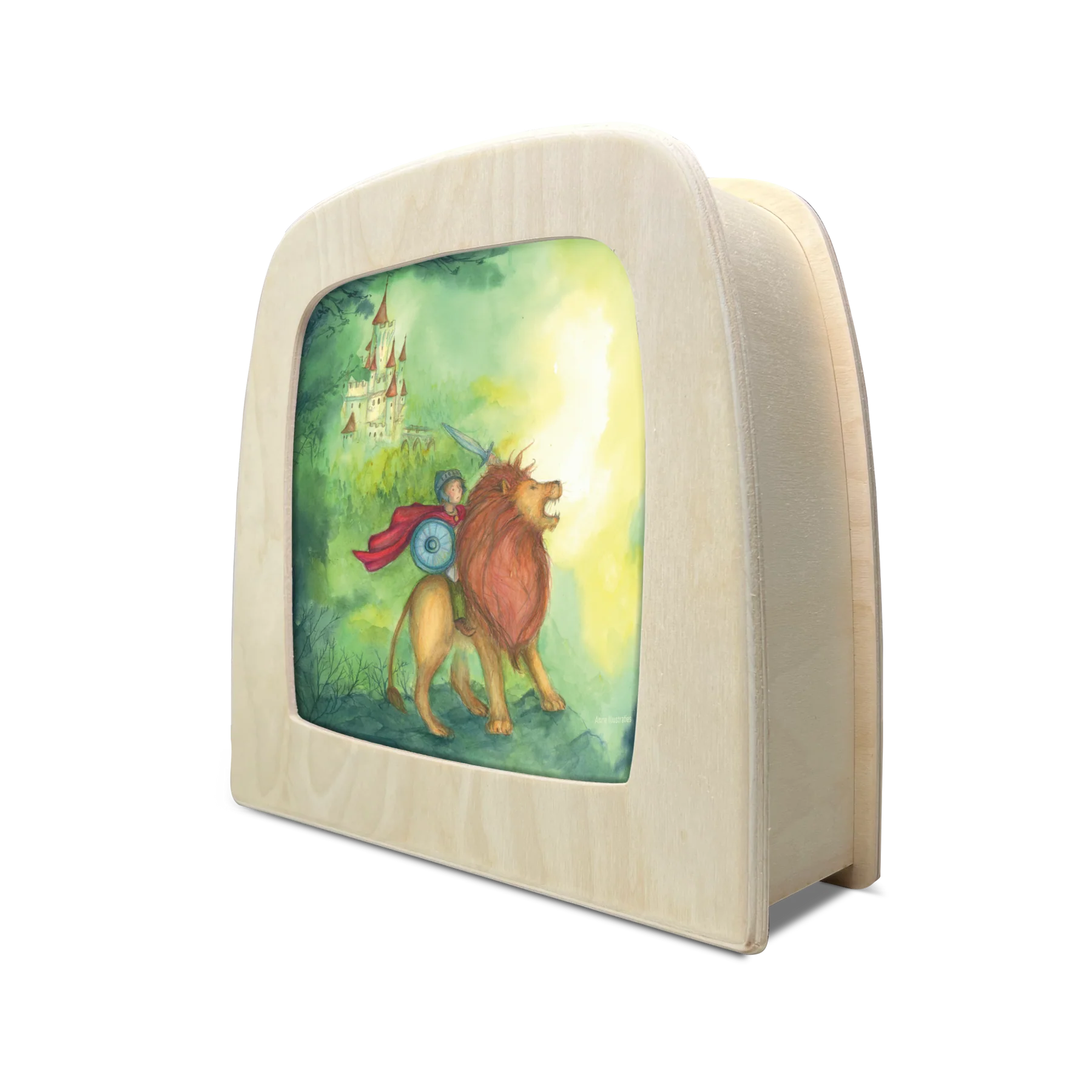 Toverplaat Dappere Ridder / Brave Knight Silhoutte – Anne Illustraties