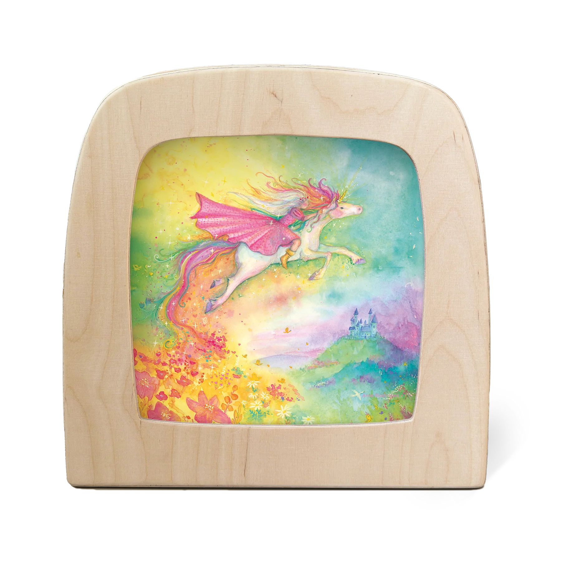 Toverplaat Eenhoorn droom / Unicorn dream Silhoutte – Anne Illustraties