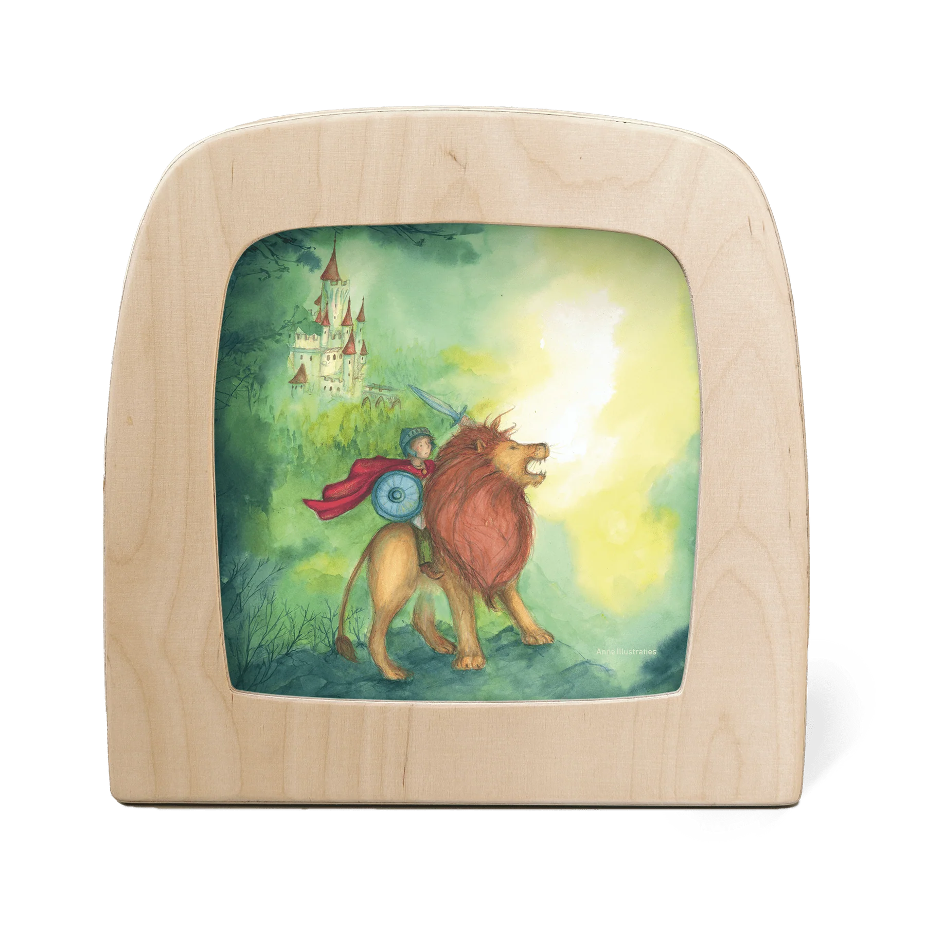 Toverplaat Dappere Ridder / Brave Knight Silhoutte – Anne Illustraties