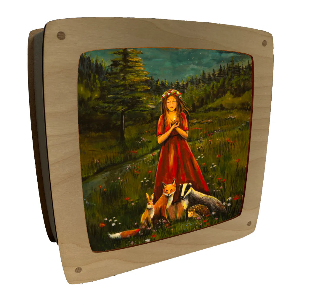 Toverplaat Verbinding met de natuur - Illustrator under a blankie