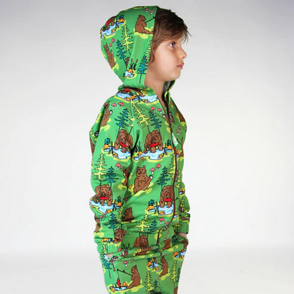 Vest / Hoodie with Bear - Småfolk
