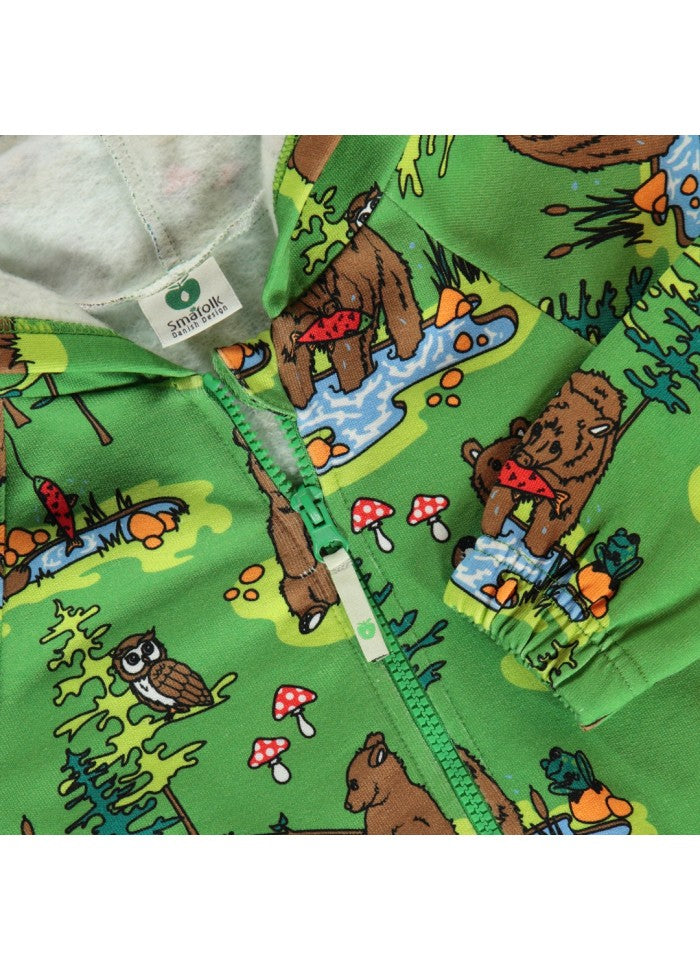 Vest / Hoodie with Bear - Småfolk