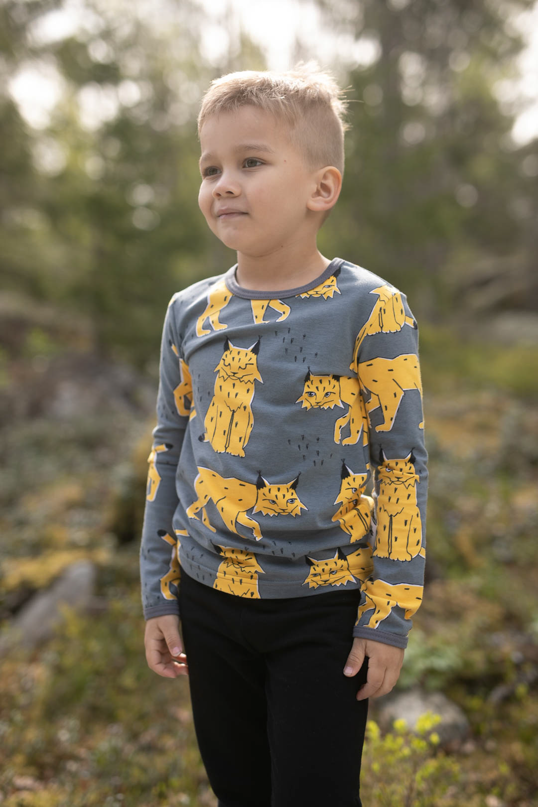 Longsleeve ULJAS Shirt Lynx Dark Grey – Paapii Design