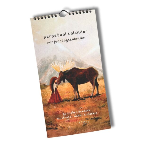 Verjaardagskalender / Perpetual Calender - Illustrator under a Blankie