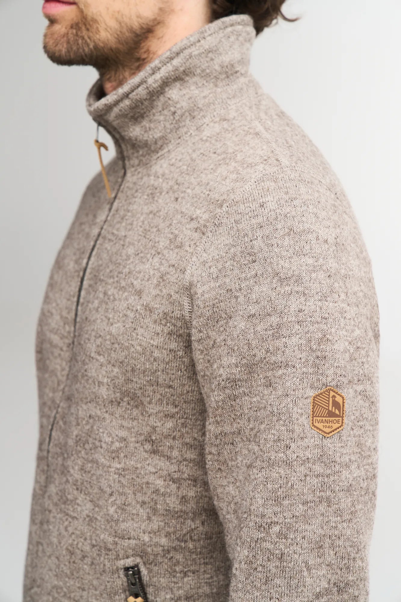Vest / NLS Sap 100% undyed wool - Birch - Ivanhoe of Sweden