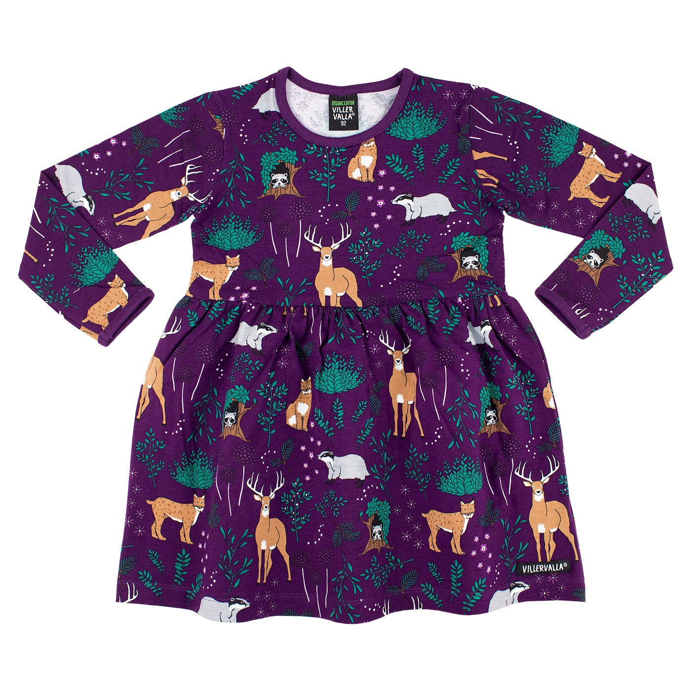 Jurk / Flared Dress Winter Forest Grabe - Villervalla