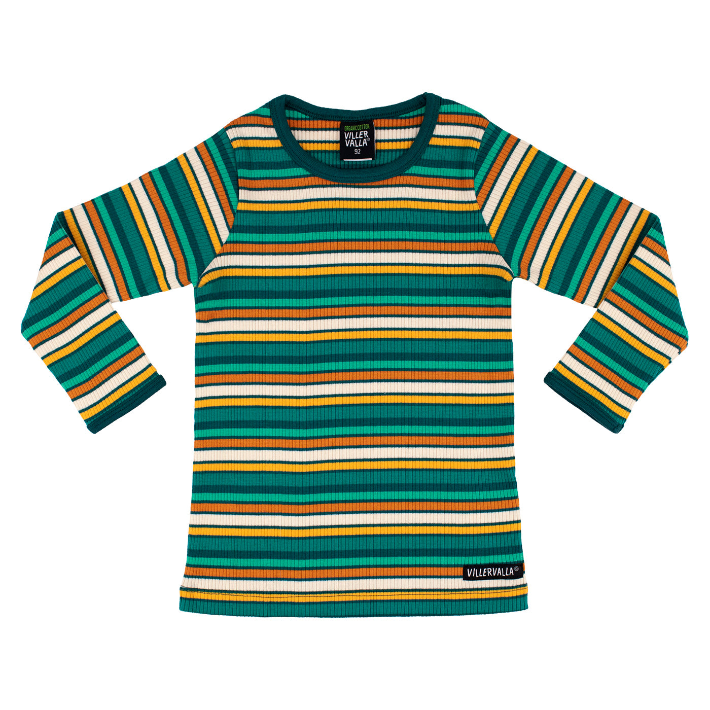 Longsleeve RIB Stripes Cypress - Villervalla