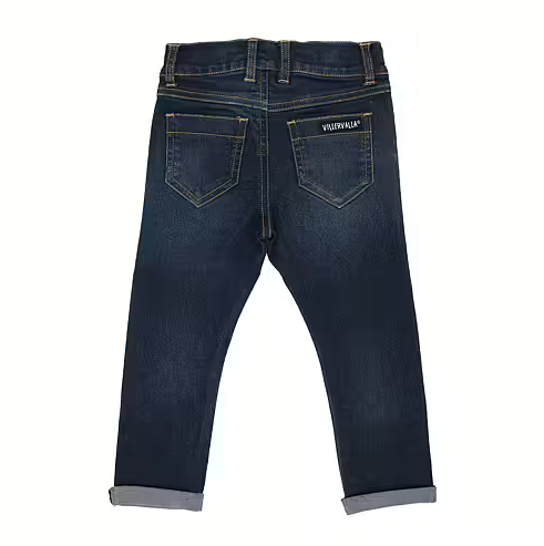 Broek Slim Jeans stretch Green dnm® - Raw Vintage - Villervalla