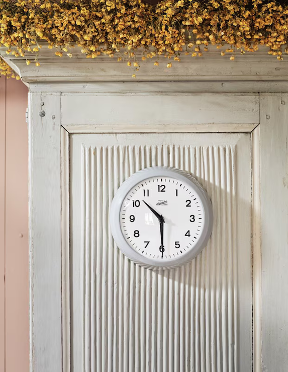 Wandklok / Wall Clock Folke Grey - Strömshaga