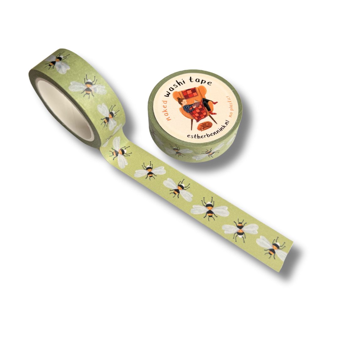 Washi Tape Hommels - Illustrator under a blankie