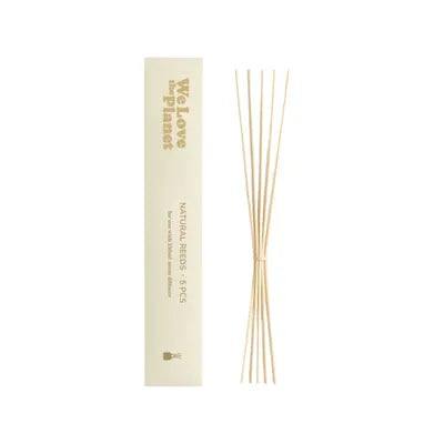 Geurstokjes / Natural Reeds - Groot - voor 250 ml Diffuser - We Love The Planet