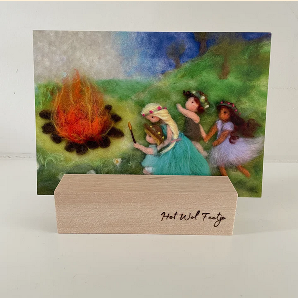 Ansichtkaart Broodjes bakken – Het Wol Feetje