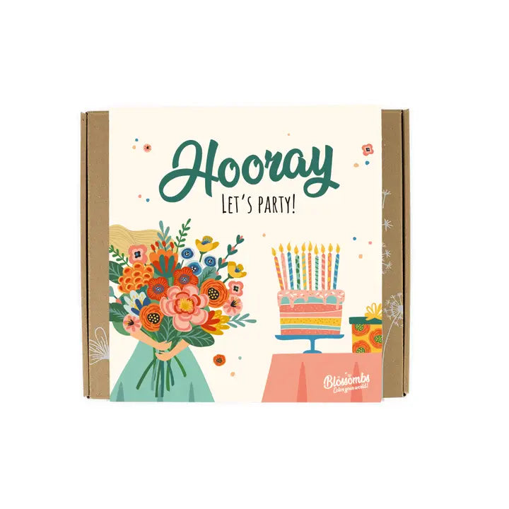 Zaadbommetjes Giftbox Medium "Hooray" 9 stuks - Blossombs