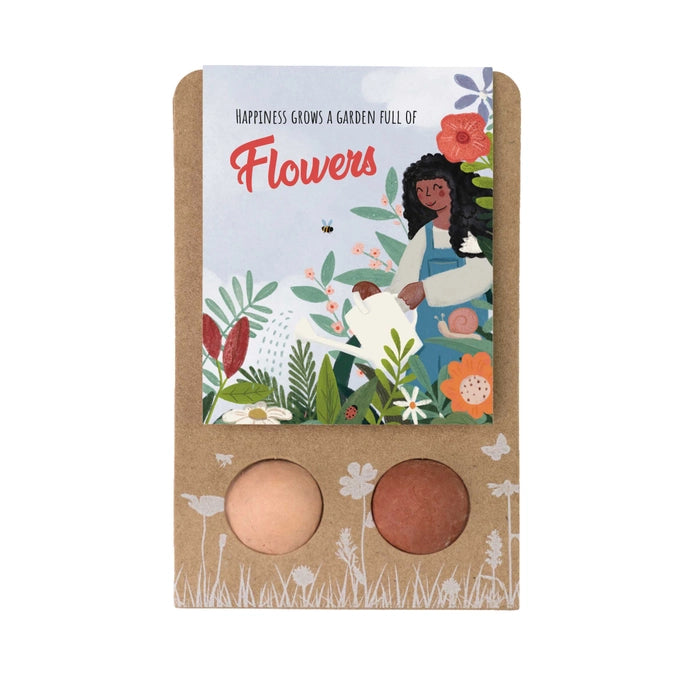 Zaadbommetjes Weggeefcadeautje "Flowers" - Blossombs