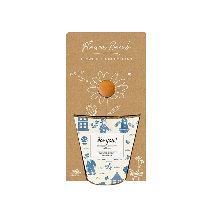 Grow kit met zaadbommetje "For you" - Blossombs