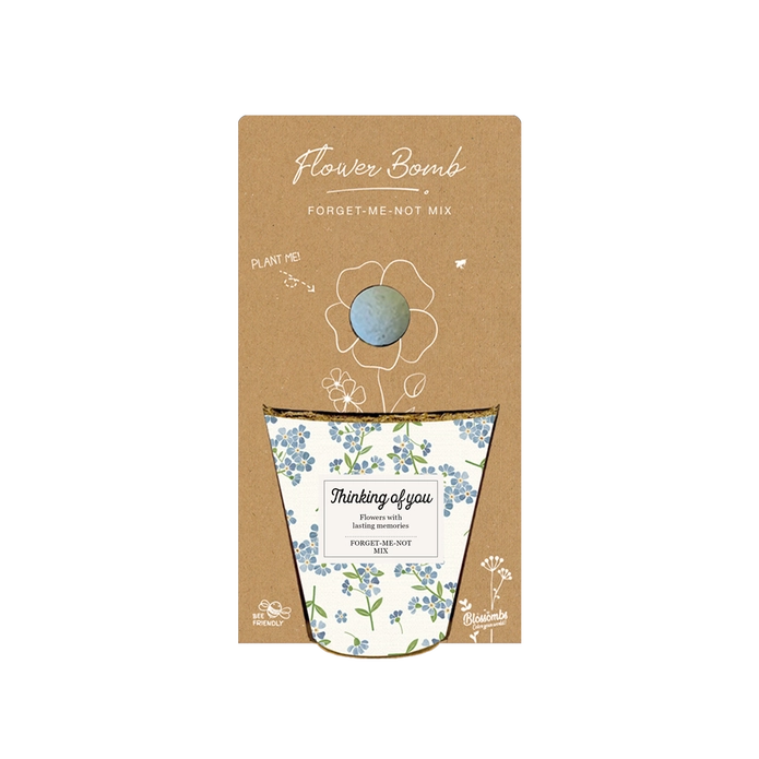 Grow kit met zaadbommetje "Thinking of you" - Blossombs