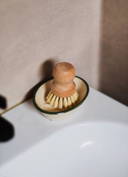 Zeepbakje / Soap Dish Edith Green White - Strömshaga