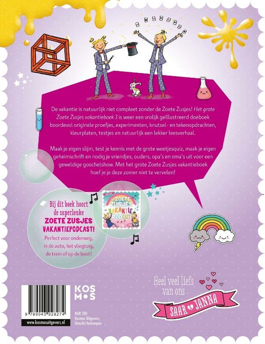 Het grote Zoete Zusjes vakantieboek 3 - Hanneke de Zoete