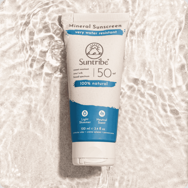 Zonnebrandcrème Mineral Sunscreen Water resistant SPF 50 (Vegan) – Suntribe Sweden