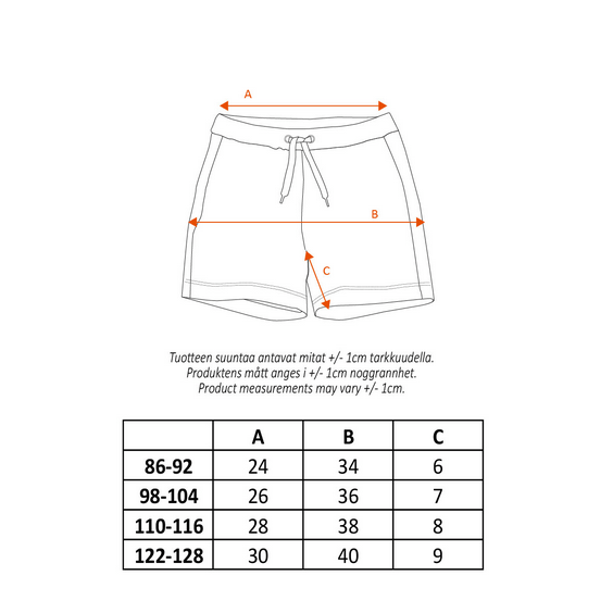 Zwembroek Boaters Swim Shorts Pale Blue – Moomin