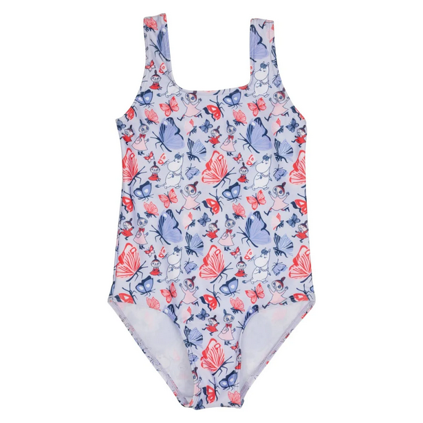 Moomin Butterfly Park badpak pale blue Martinex kinderkleding