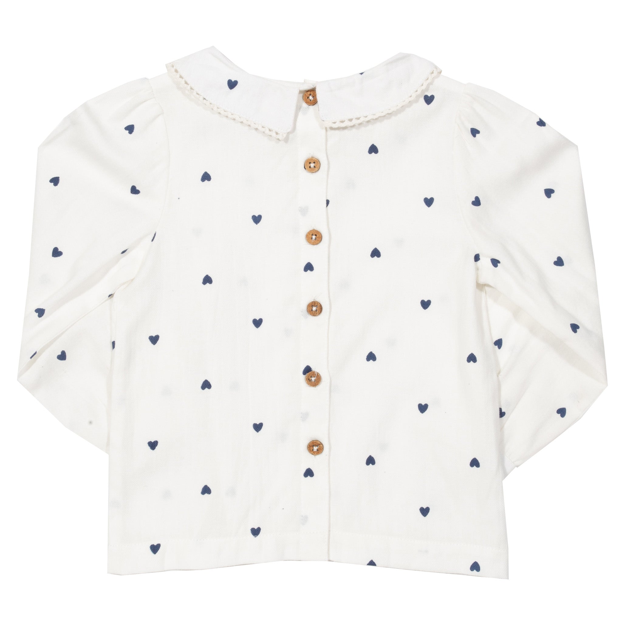 Little heart blouse (longsleeve) - Kite Clothing