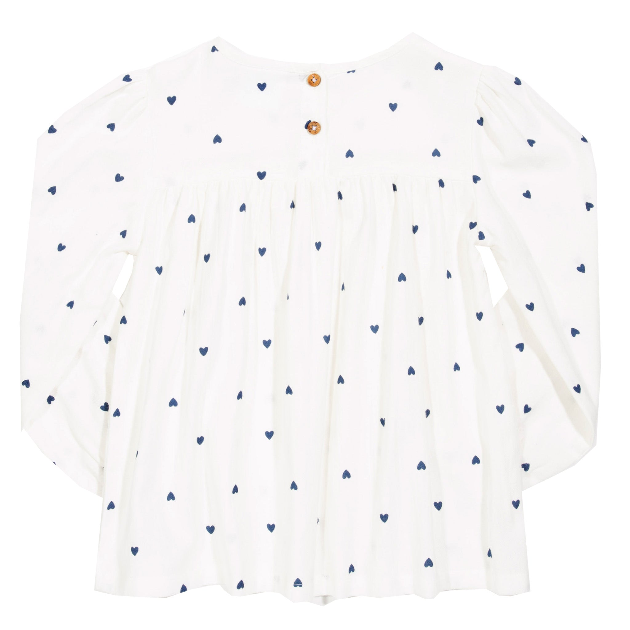 Blouse Longsleeve Frill Little heart - Kite Clothing