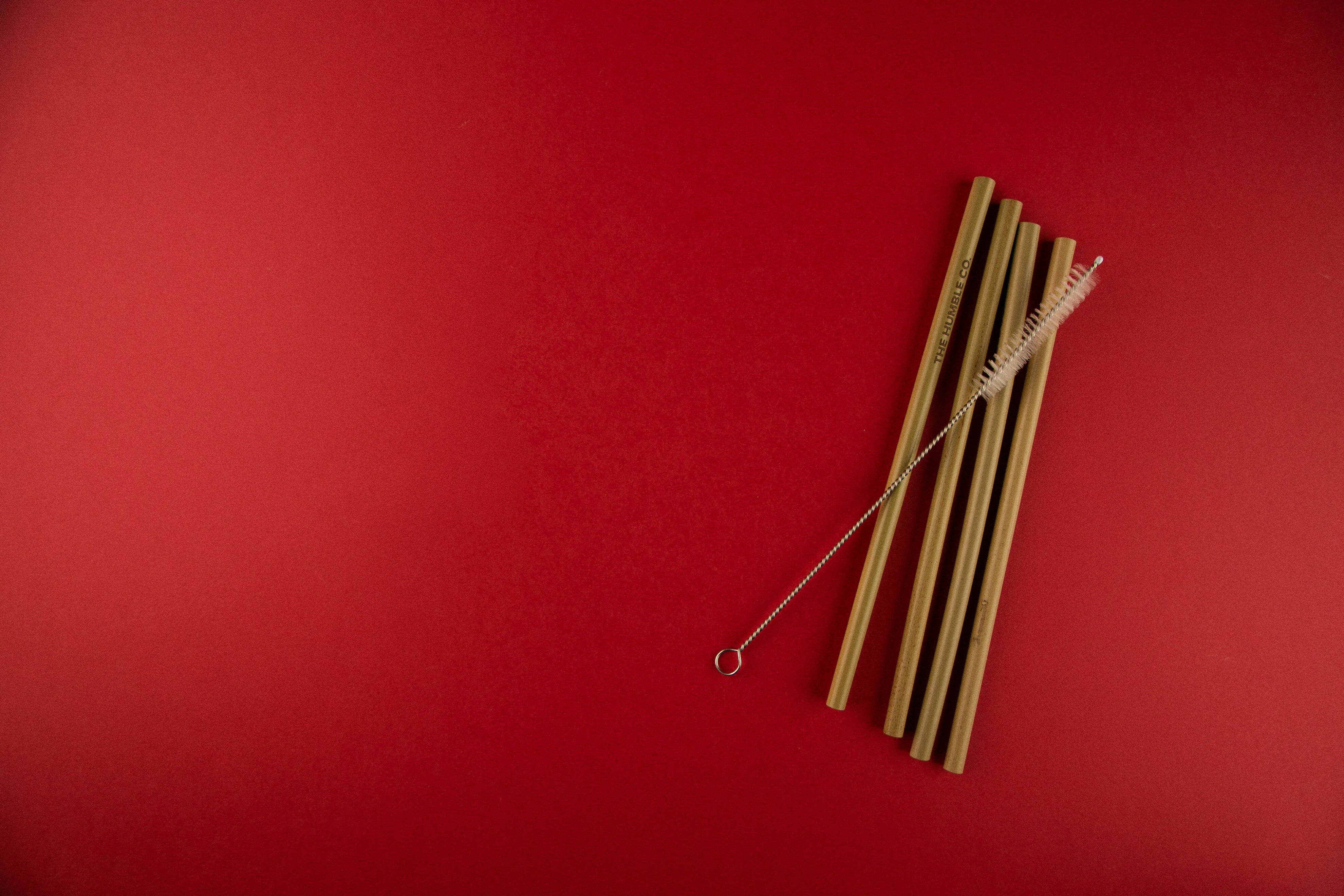 Rietjes bamboe herbruikbaar + reiniger – Humble Co.