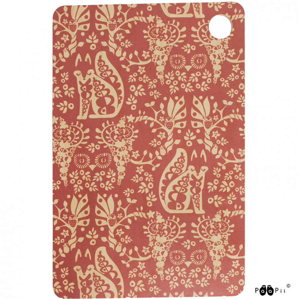 Snijplank Cutting Board Mielikki folklore 30x20cm – Paapii Design