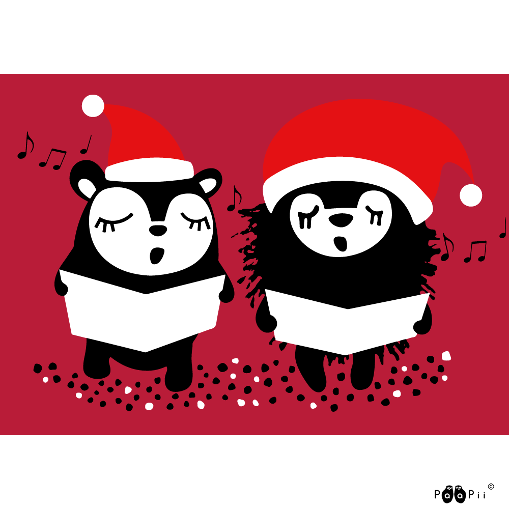 Postcard Siiri & Myyry sings – Paapii Design