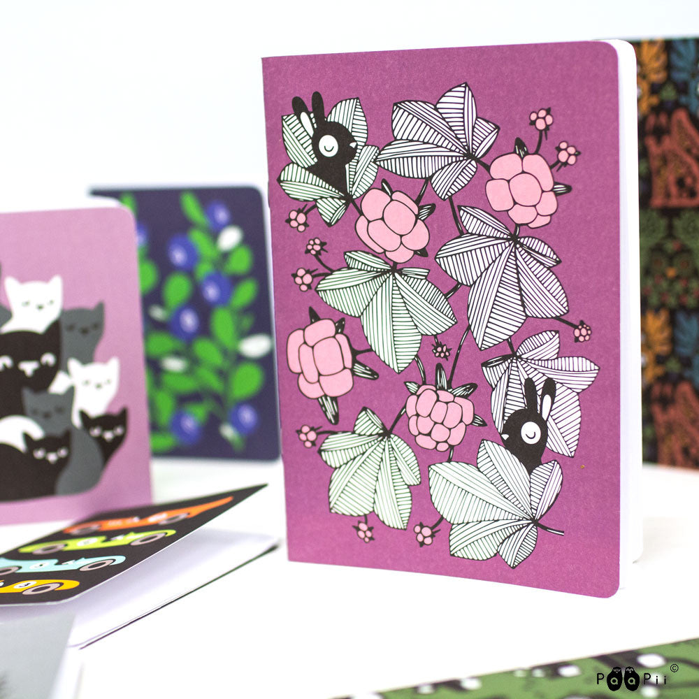 Notebook A5 Hilda Purple – Paapii Design