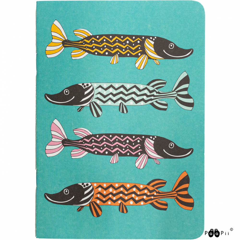 Notebook Little Pike Monivärinen – Paapii Design