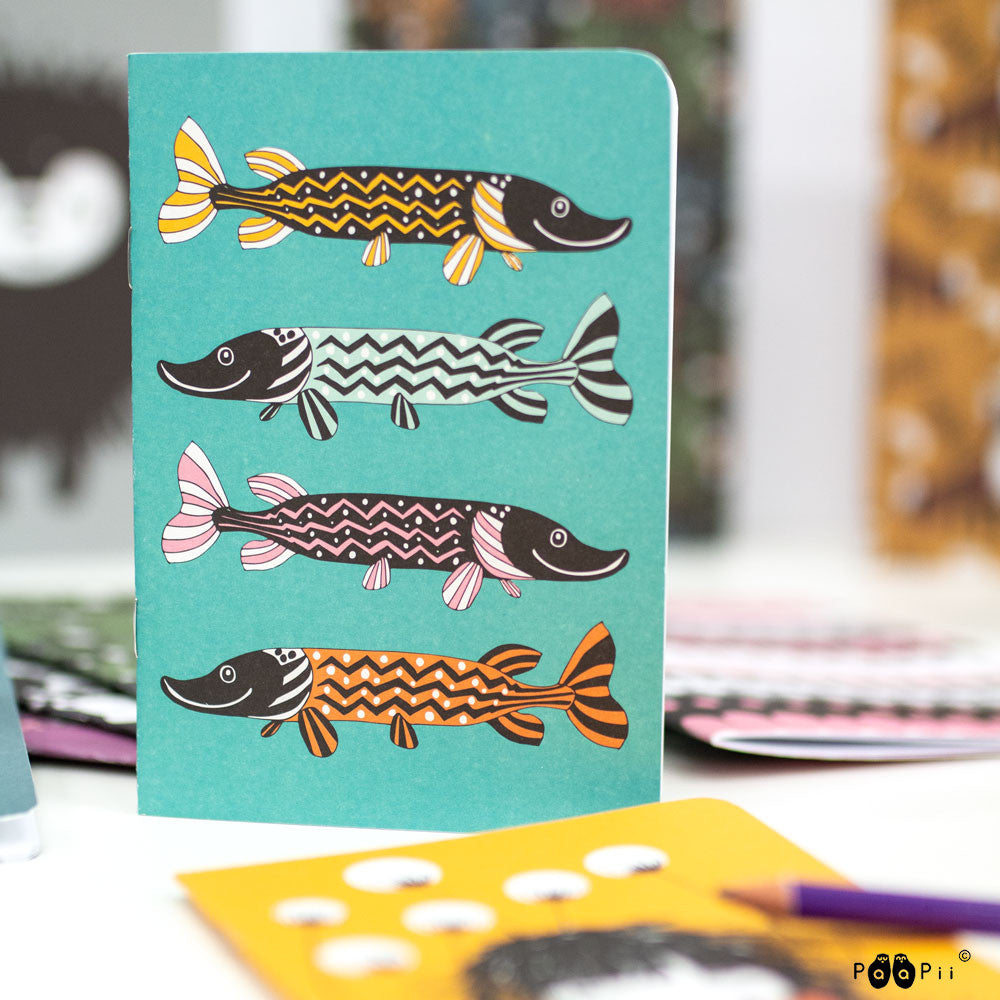 Notebook Little Pike Monivärinen – Paapii Design