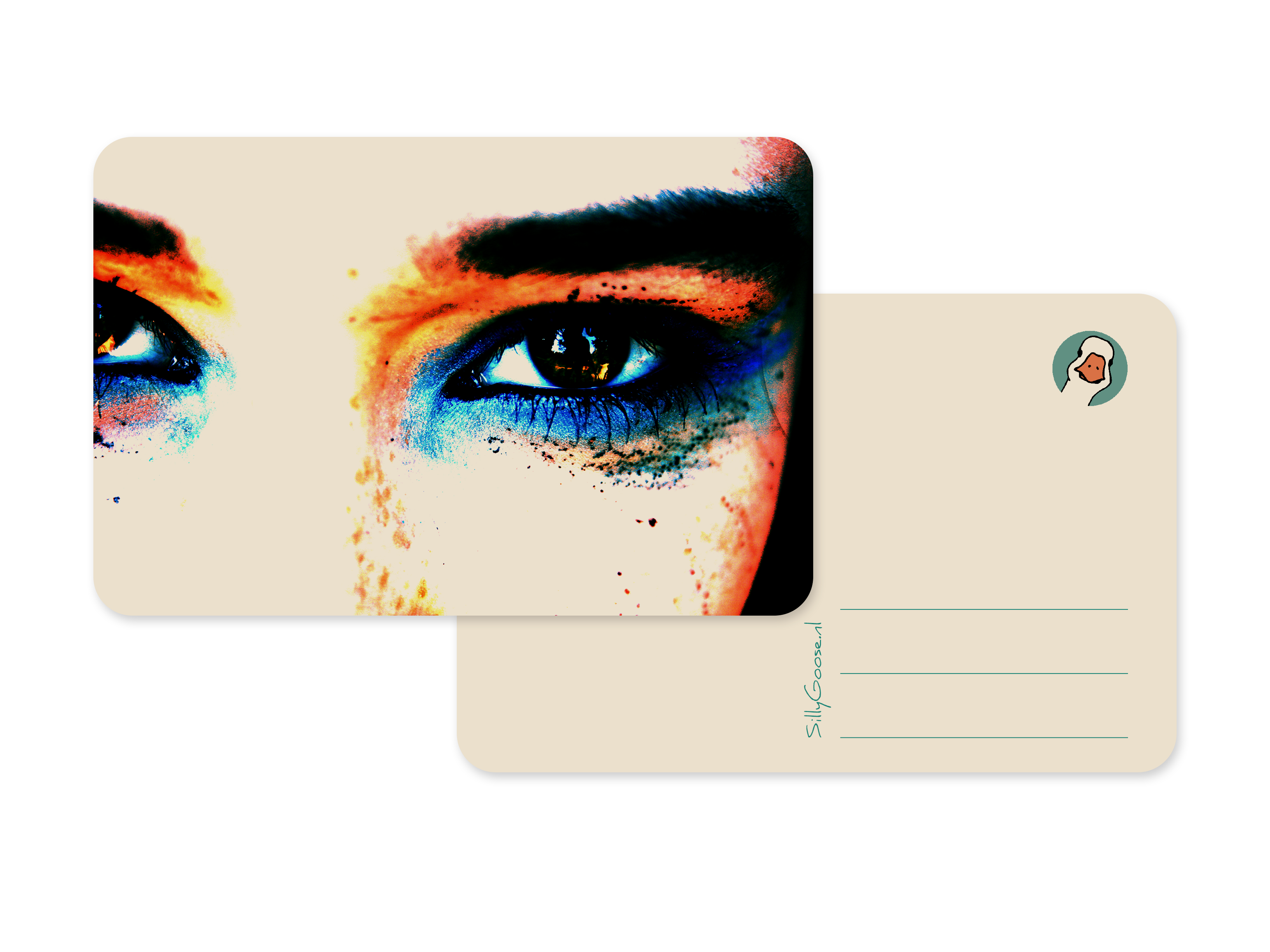 Postkaart Blik - Silly Goose