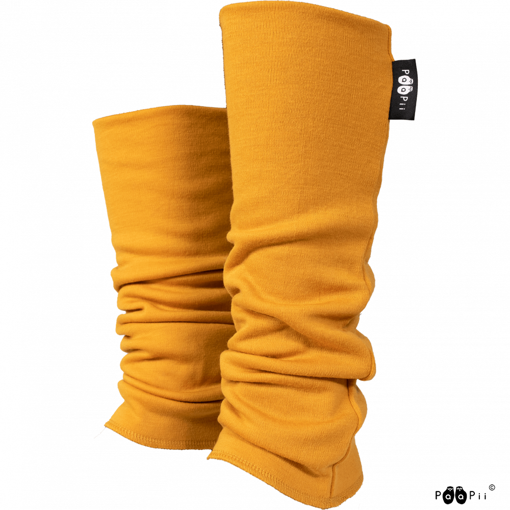 Beenwarmers / Leg Warmers 100% Merinowol Ochre – Paapii Design