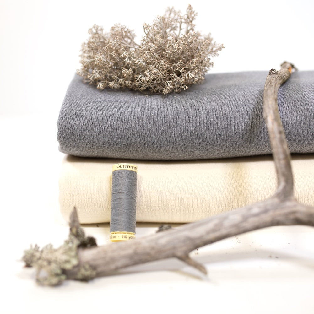 Sjaal / Scarf 100% Merinowol Grey – Paapii Design