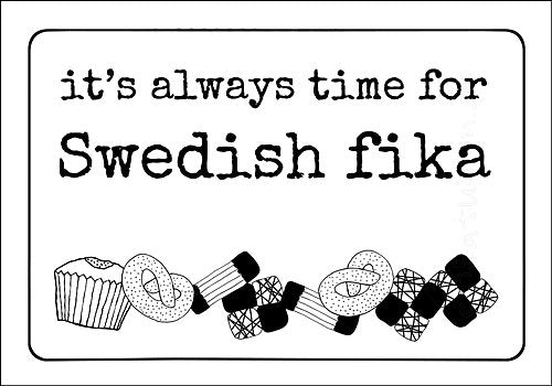 Magneet SWEDISH FIKA 9x6 cm – Erika Tubbin