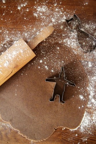 Koekvorm / Cake Cutter Tomte Santa Silver - Pluto Produkter