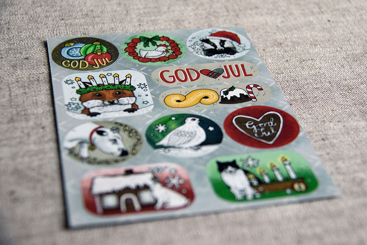 A6 ark - Julstickers - Eplaros