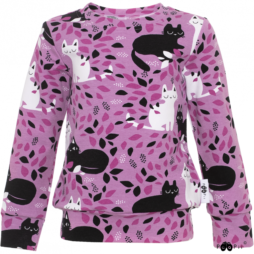 Trui / sweatshirt ALPI Hide and Seek Lilac 86 t/m 140 – Paapii Design