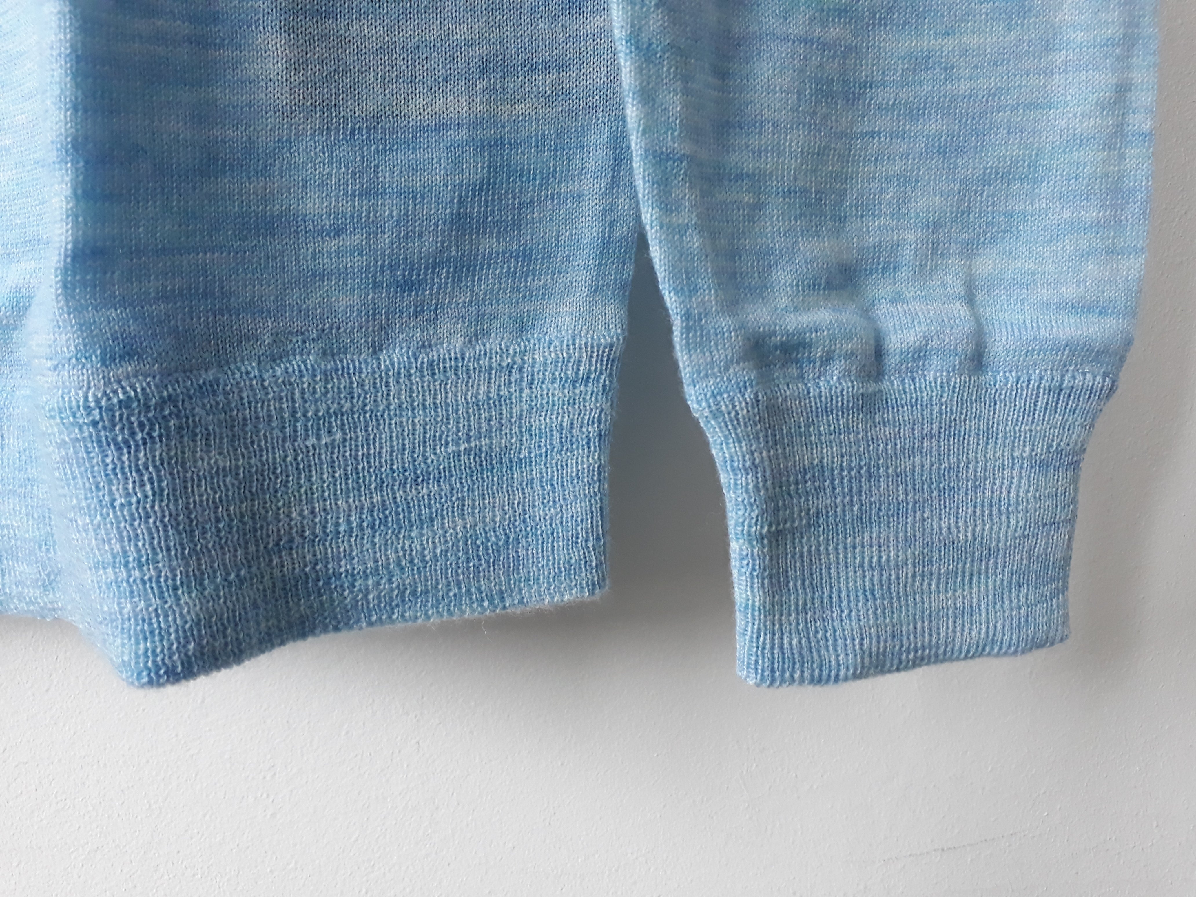 Trui Merino wol blauw 158/164 - 2dehands nieuw