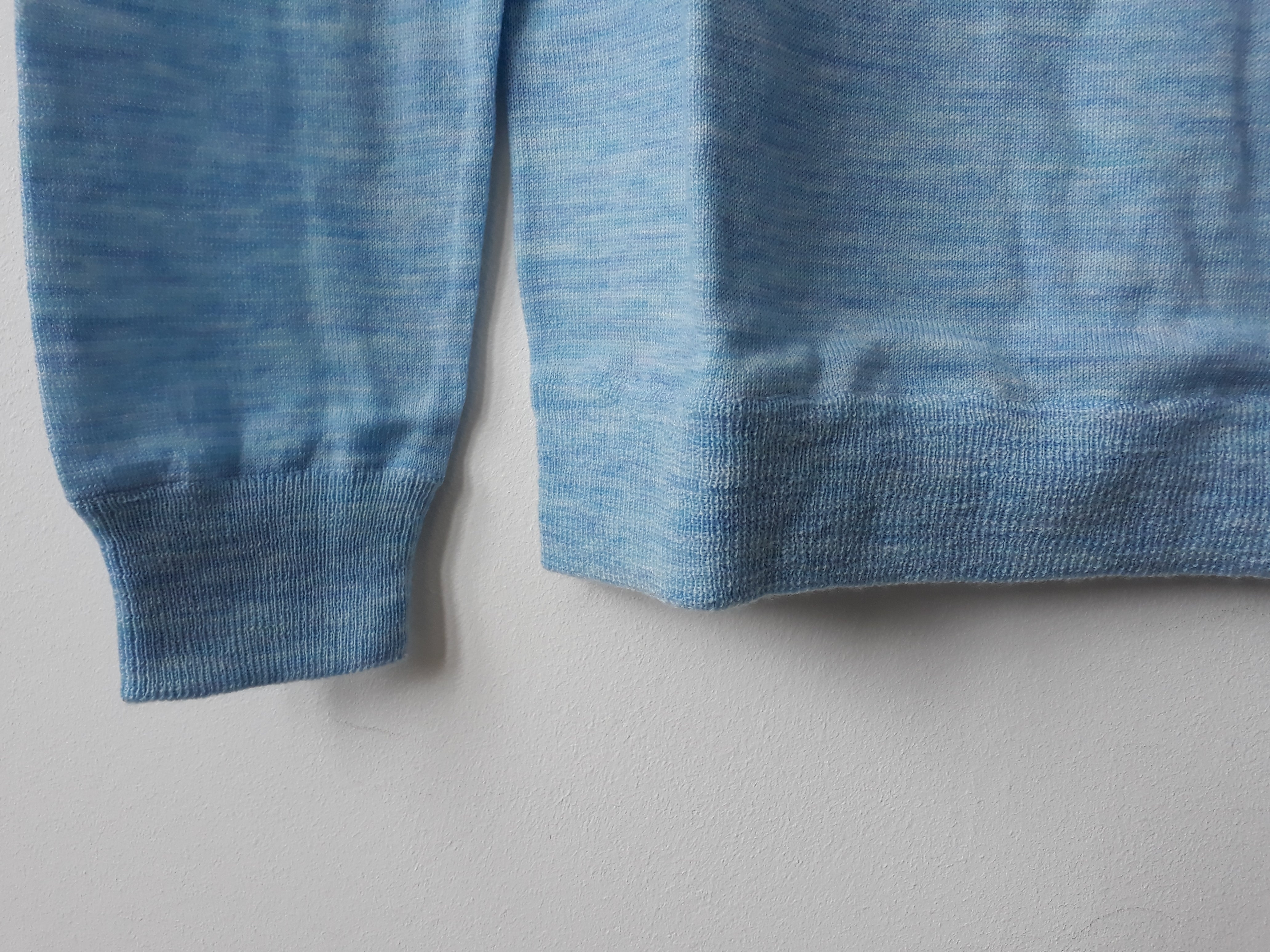 Trui Merino wol blauw 158/164 - 2dehands nieuw