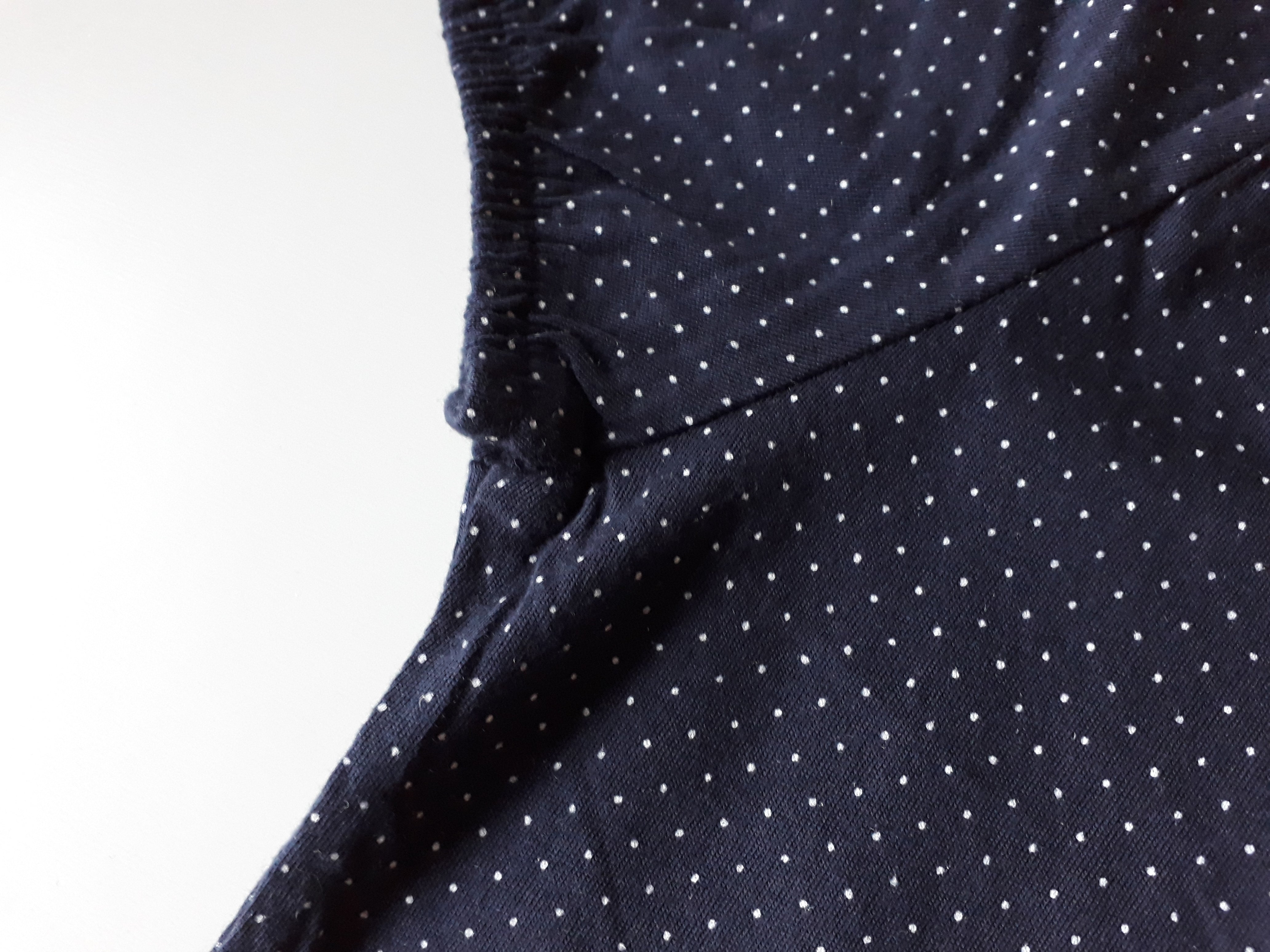 T-shirt donkerblauw/wit Tiener - 2dehands nieuw