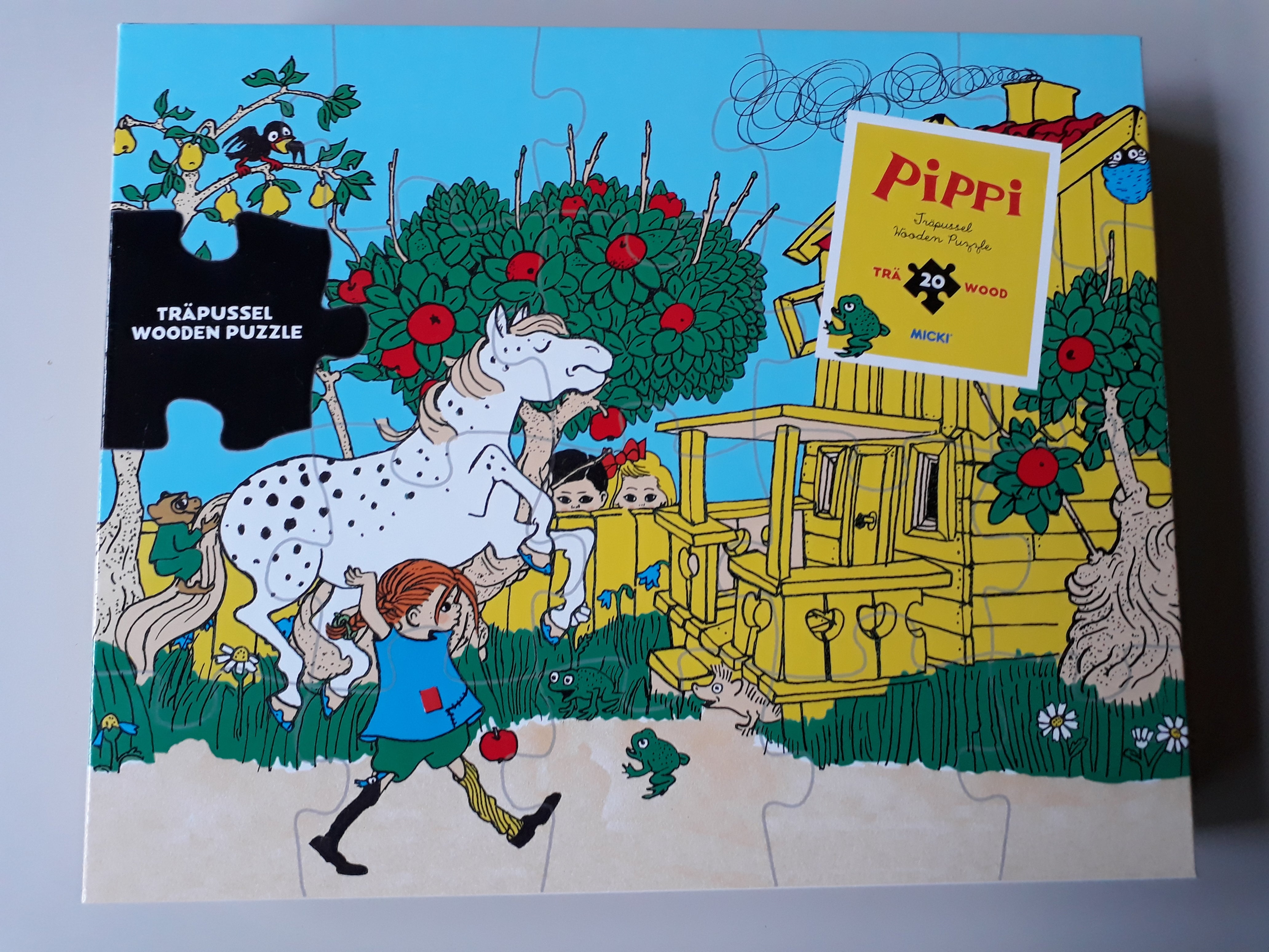 Pippi Langkous legpuzzel hout 20 stukjes - Micki