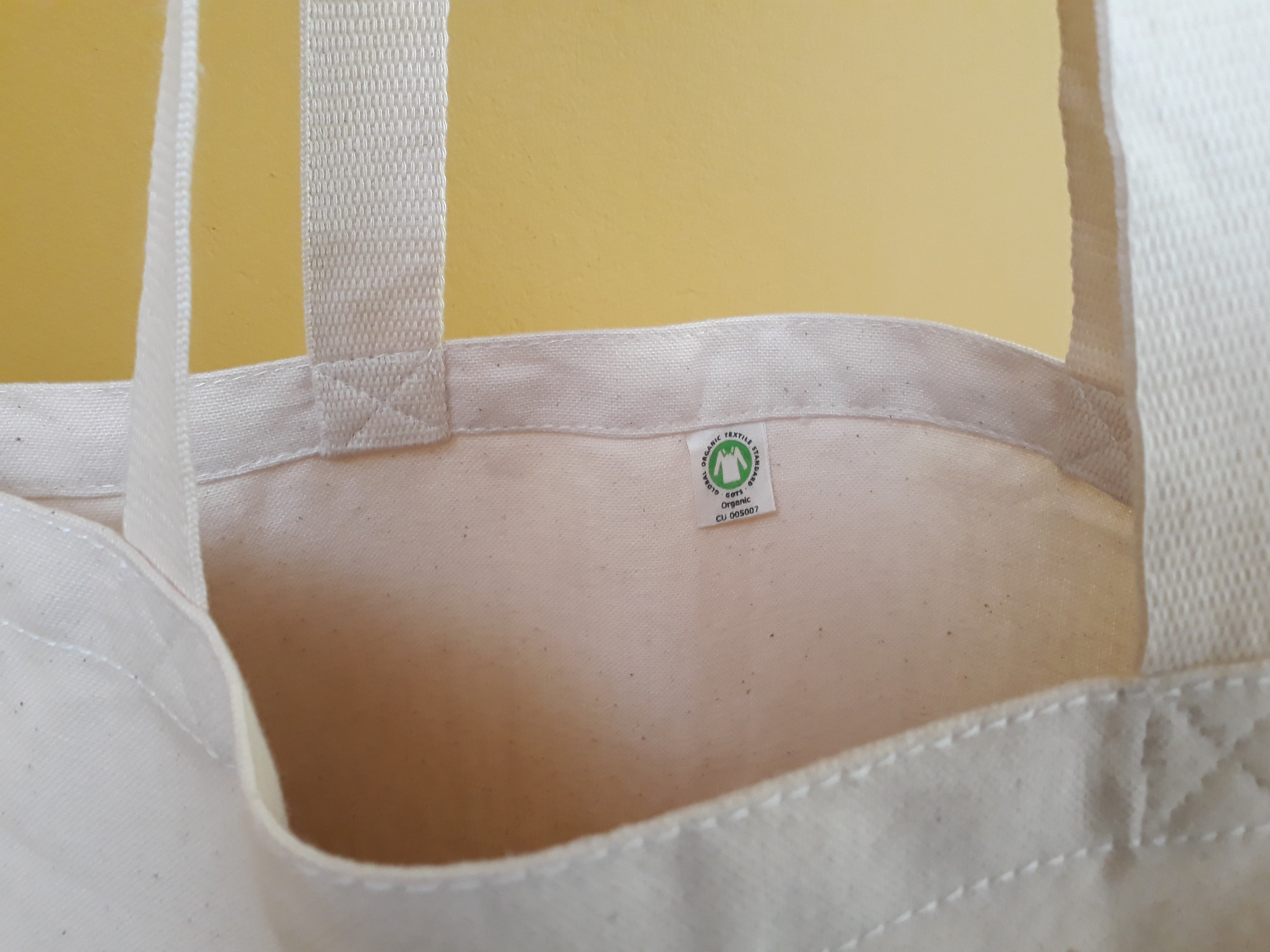 Canvas shopper ET logo natural white – Bo Weevil